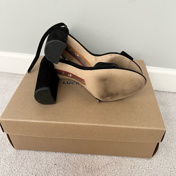 Sam Edelman Yaro Black Suede Heels - Picture 3 of 3